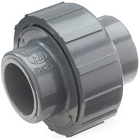 HOMESTEAD U-0750-S 0.75 in. Solvent Weld PVC Union HO434462